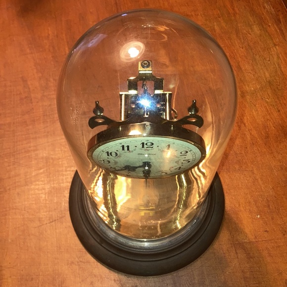 Black Forest Wall Decor Vintage Black Forest Dome Cloche Clock Made